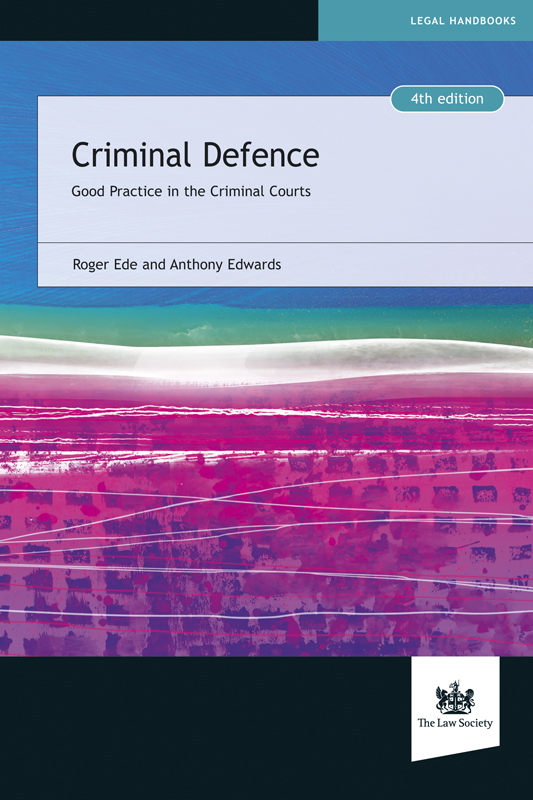 Criminal Defence – Law Society Bookshop